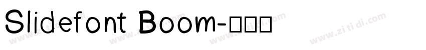 Slidefont Boom字体转换